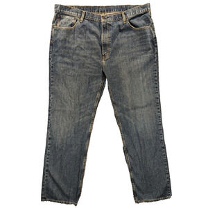 Levi's 559 Jeans 44x34 Men's Blue Medium Wash Relaxed Straight Leg 100% Cotton